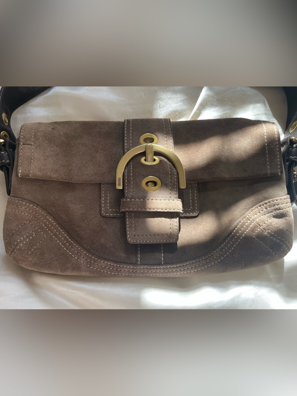 Coach Y2K Vintage Bag No. CO5S-8A18 Brown Suede